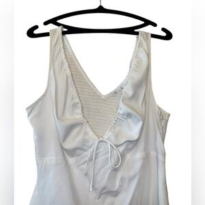 Mini Sundress with Smocked Back and adjustable Neckline